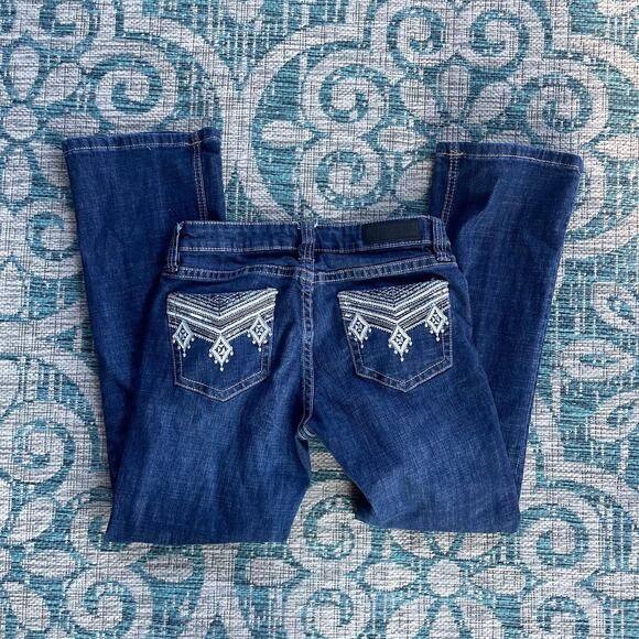 Rock & Roll Denim Rival Low Rise Bootcut Jeans - Size 27 - Picture 3 of 13